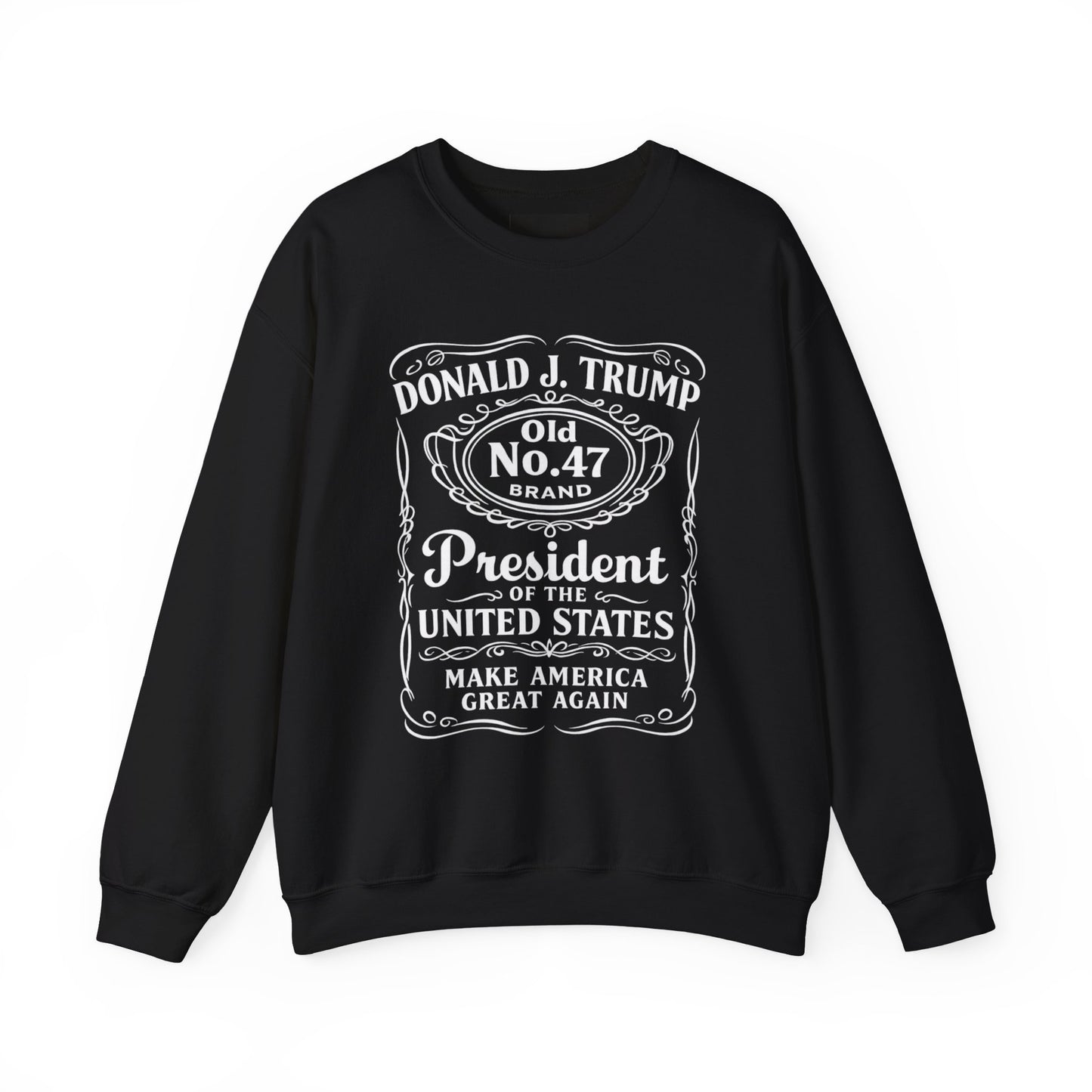 Trump "Old No. 47" President Gildan Brand Crewneck Sweatshirt