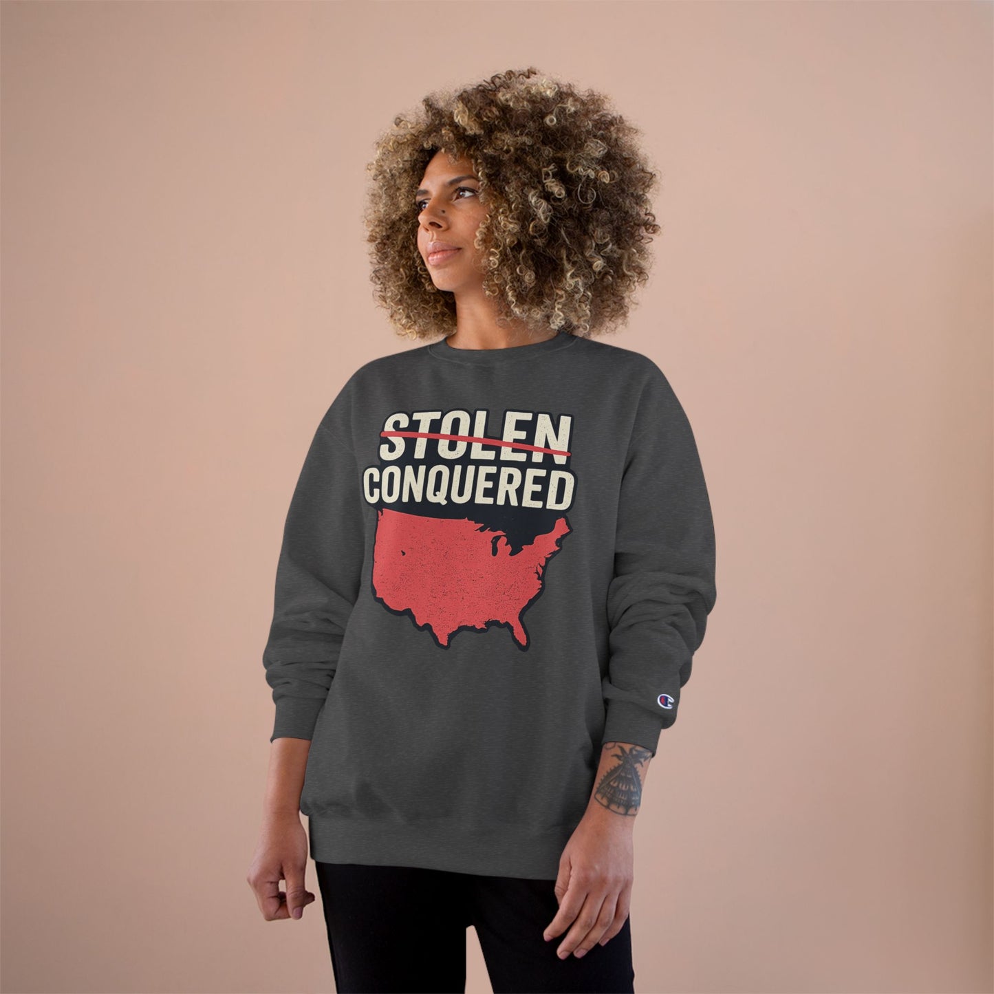 Stolen Conquered USA Champion Crewneck Sweatshirt