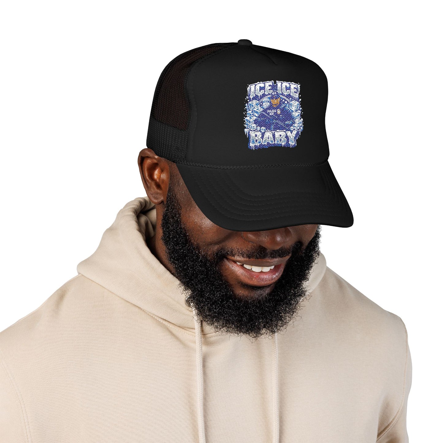 Ice Ice Baby ICE Agent Trucker Hat
