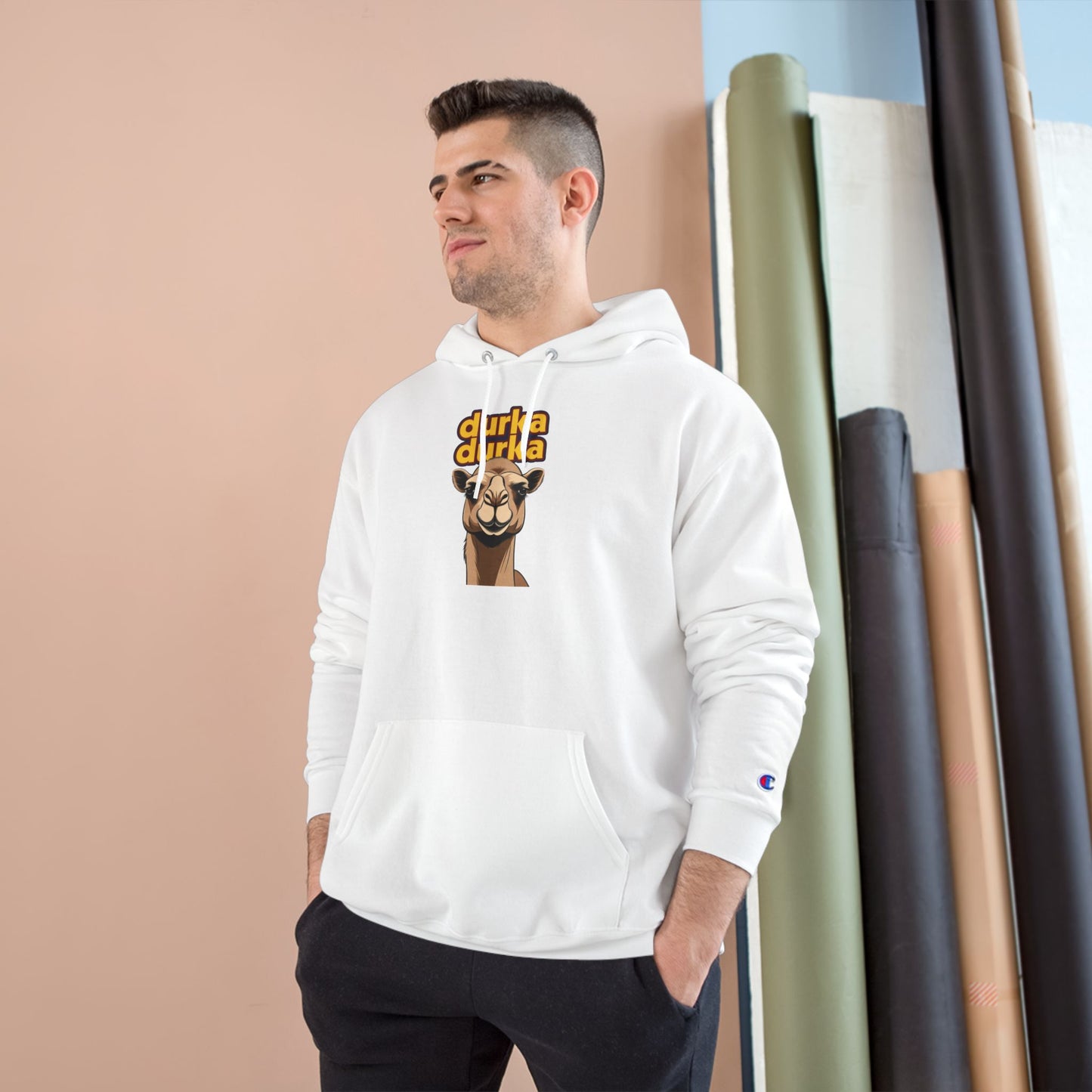 "Durka Durka" Camel Champion Brand Hoodie