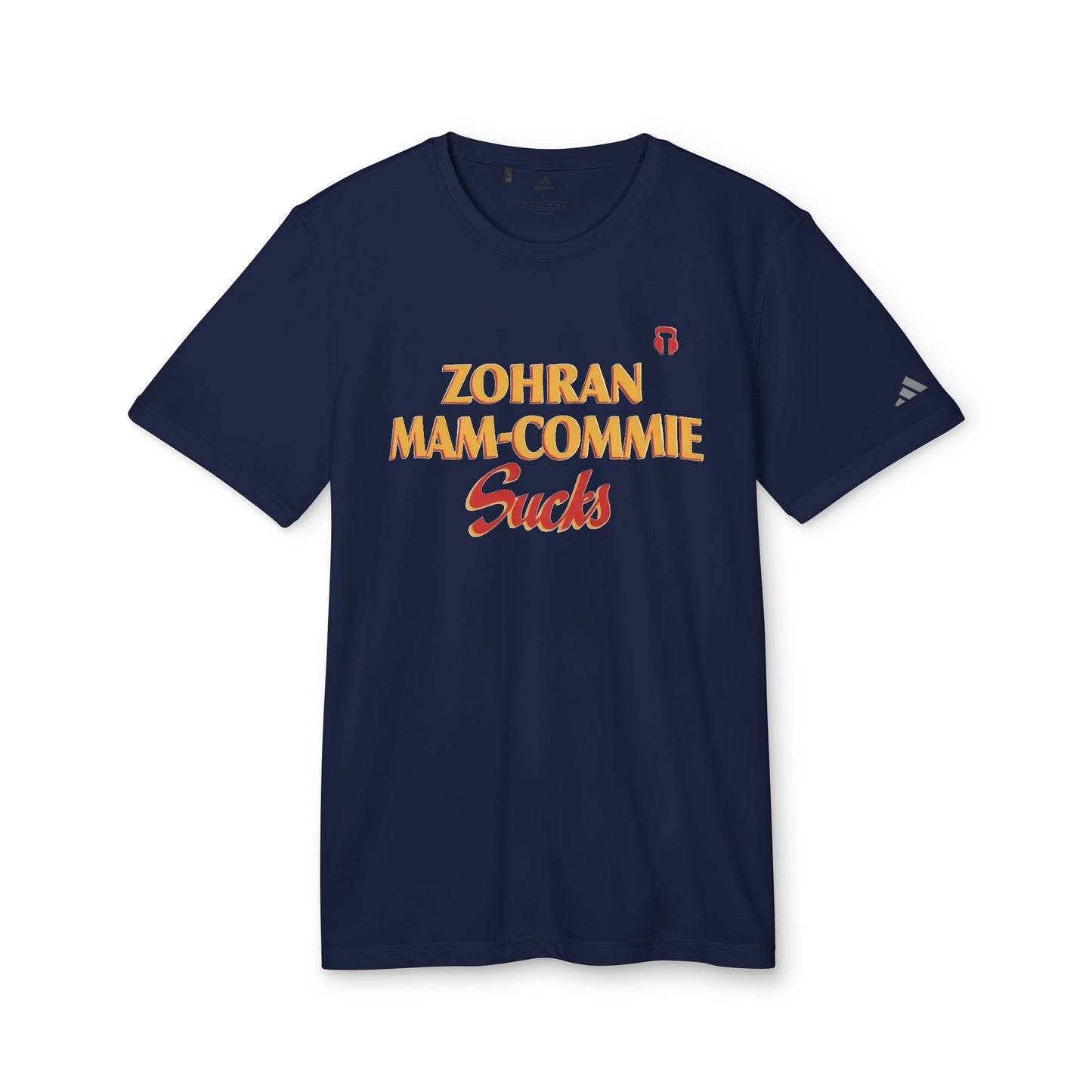 Zohran Mam-Commie Sucks Adidas Brand T-Shirt