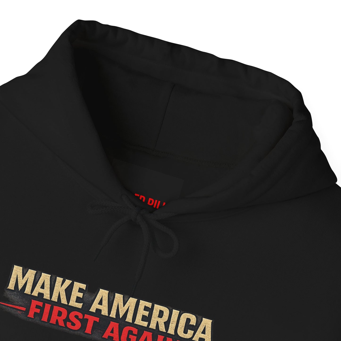 "Make America First Again" America First Is Not A Slogan - It's A Standard Comfort Color Brand Hoodie