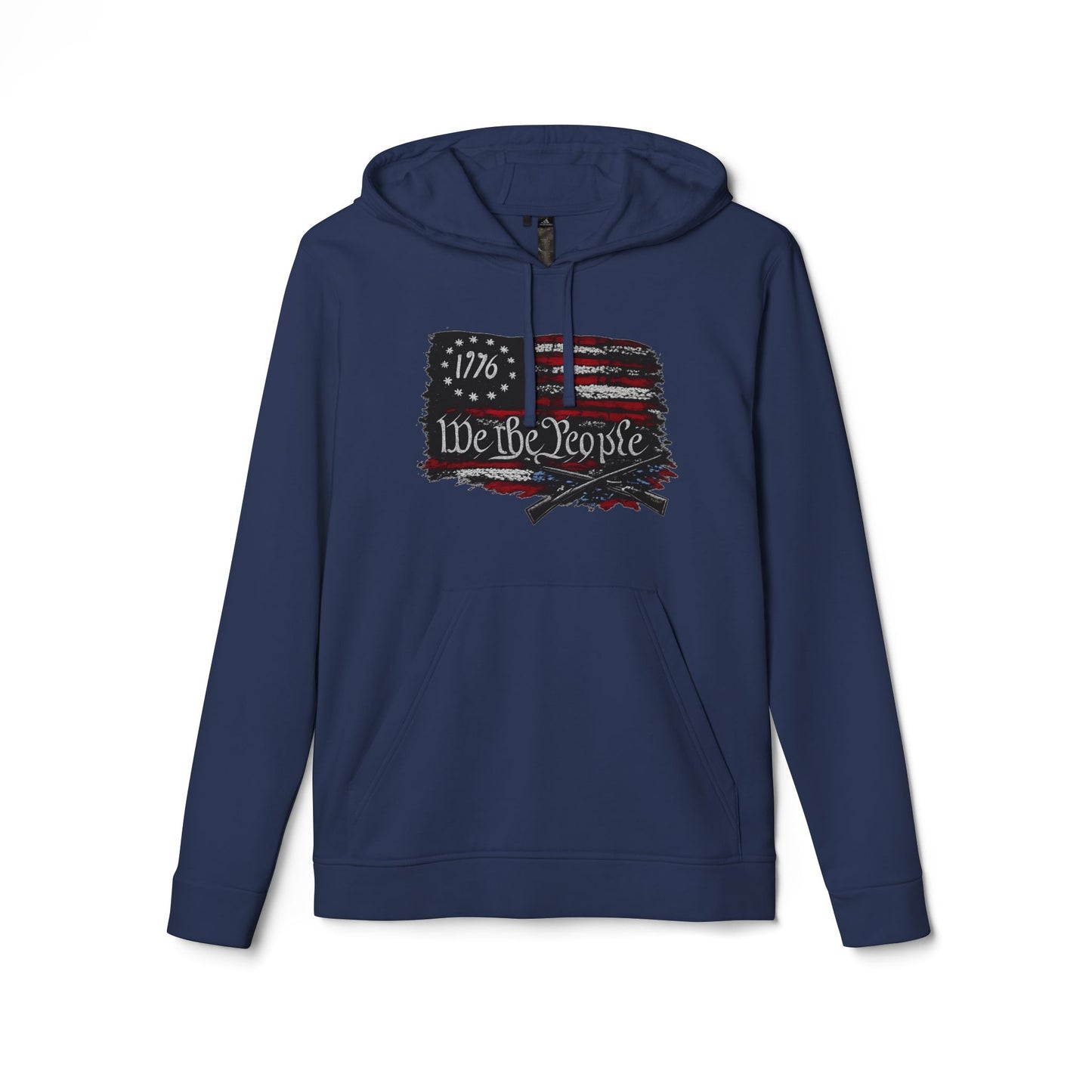 We the People 1776 Flag Adidas Brand Hoodie