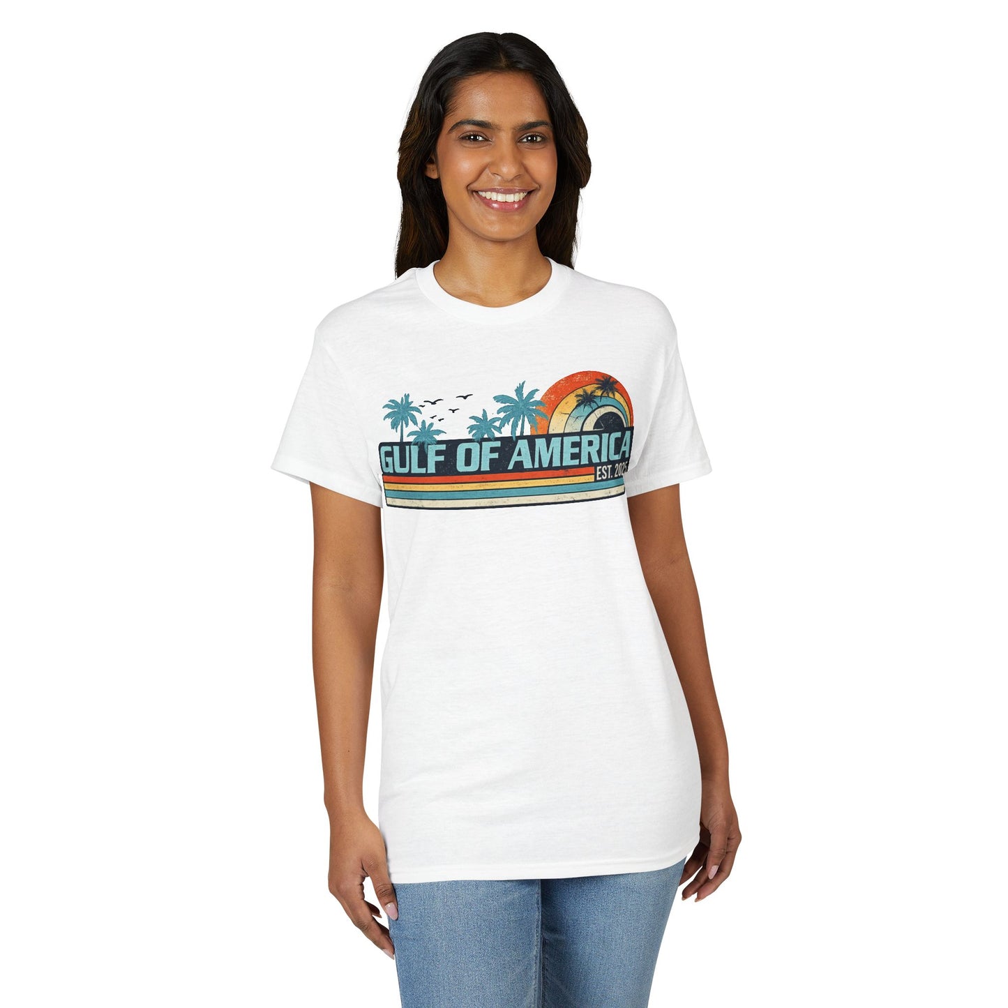 Gulf of America Vintage Gildan Brand T-Shirt