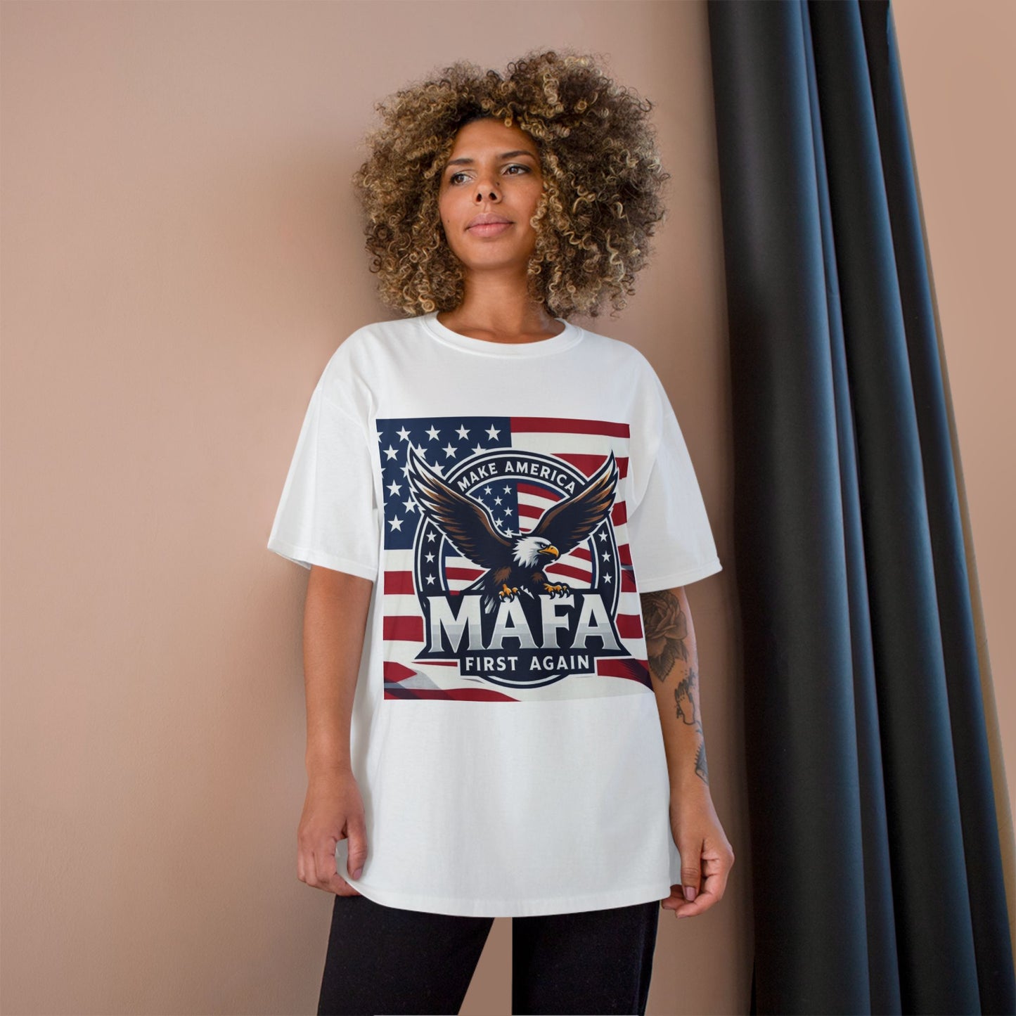M.A.F.A "Make America First Again" Champion Brand T-Shirt