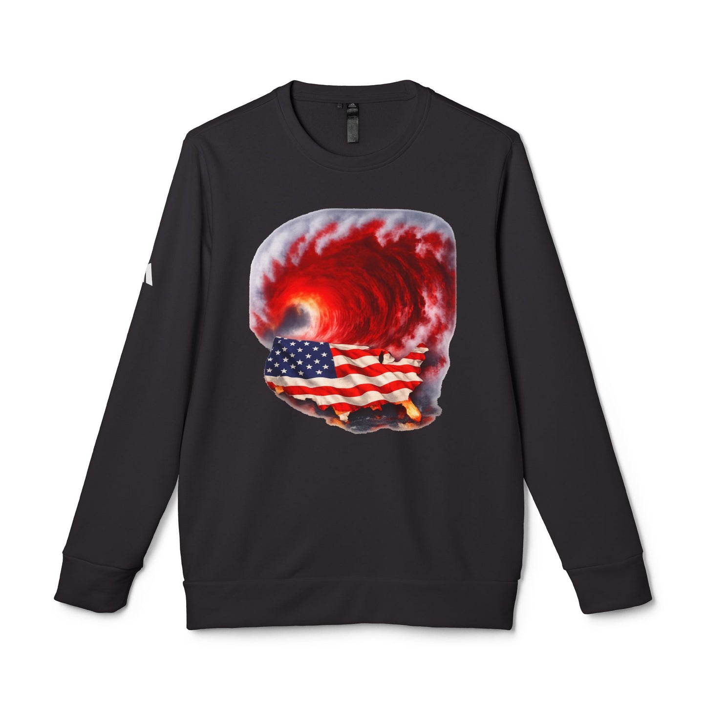 Red Wave USA Adidas Brand Crewneck Sweatshirt
