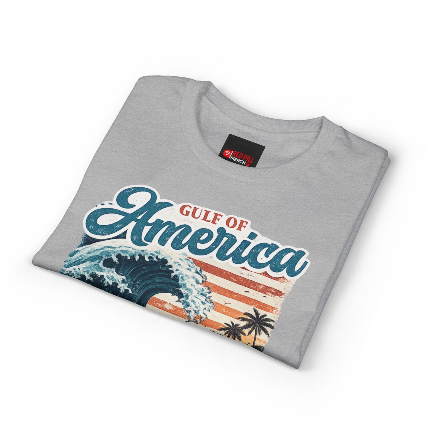 Gulf of America Est. 2025 Waves Gildan Brand T‑Shirt