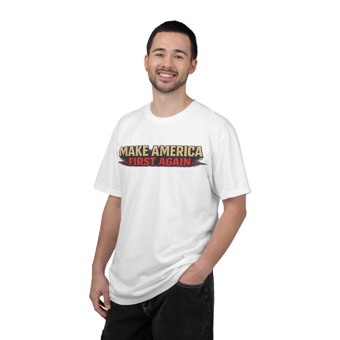 "Make America First Again" Book Merch Comfort Color Brand T-Shirt