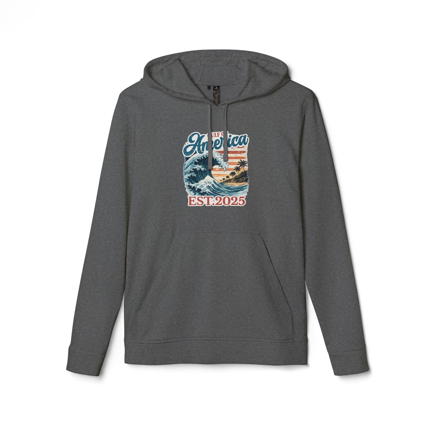 Gulf of America Est. 2025 Waves Adidas Brand Hoodie