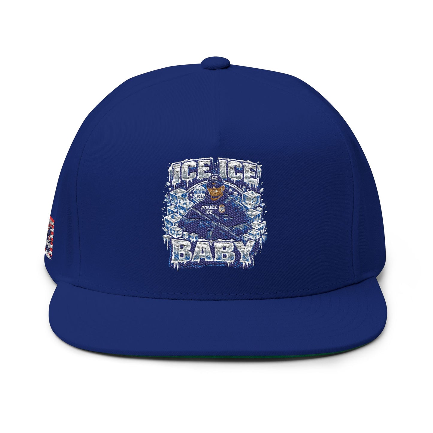 Ice Ice Baby ICE Agent Flat Bill Hat