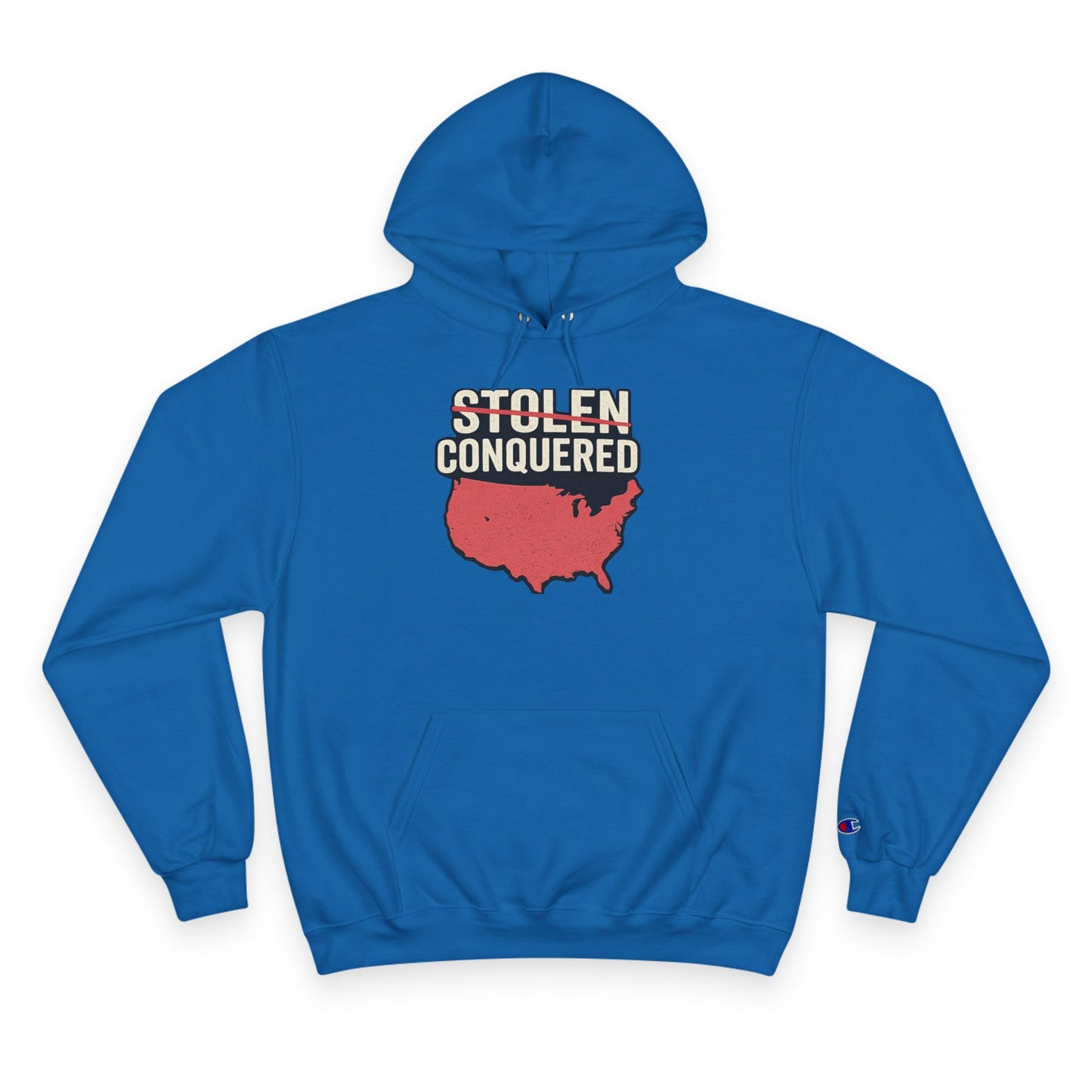 Stolen Conquered USA Champion Brand Hoodie