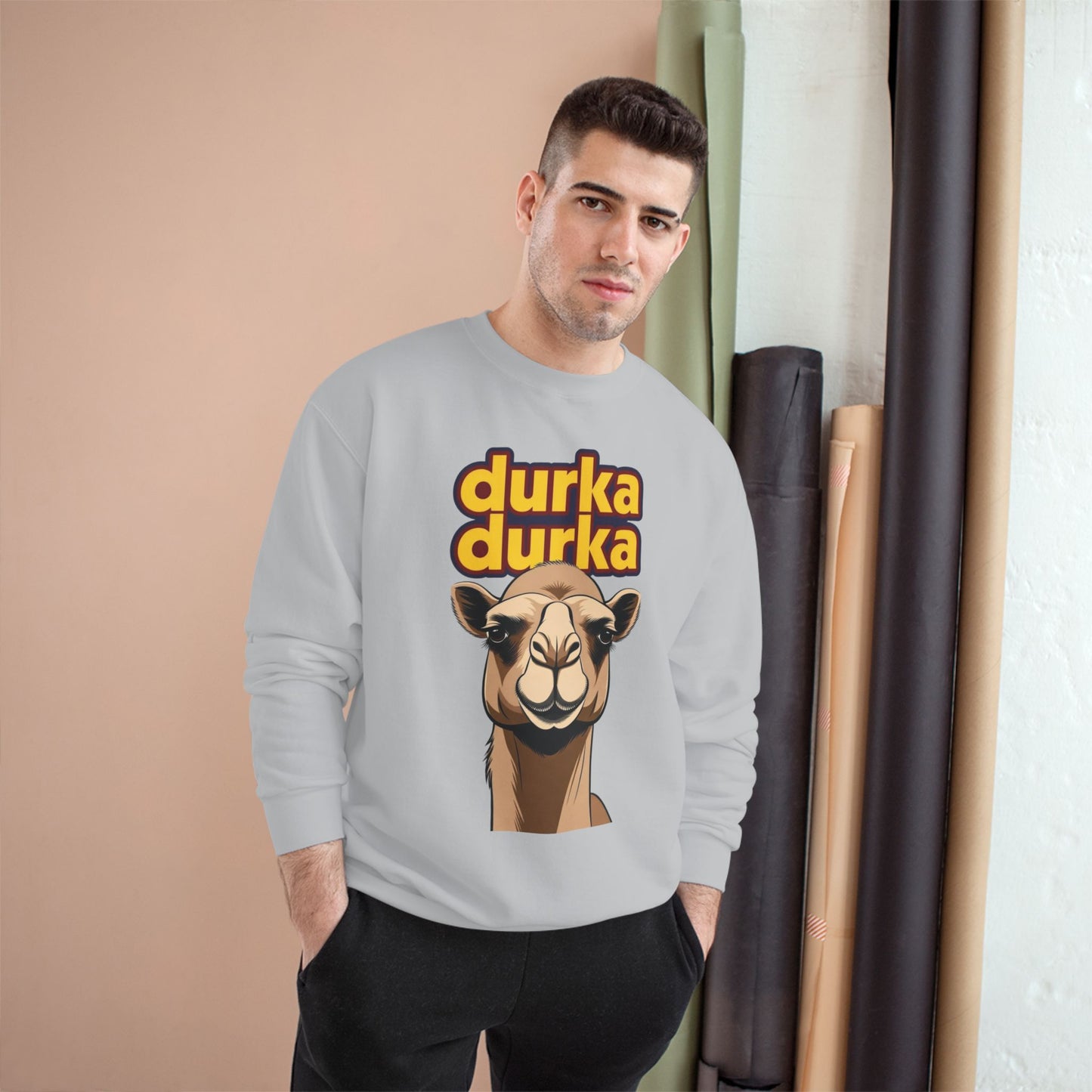 "Durka Durka Camel Champion Crewneck Sweatshirt