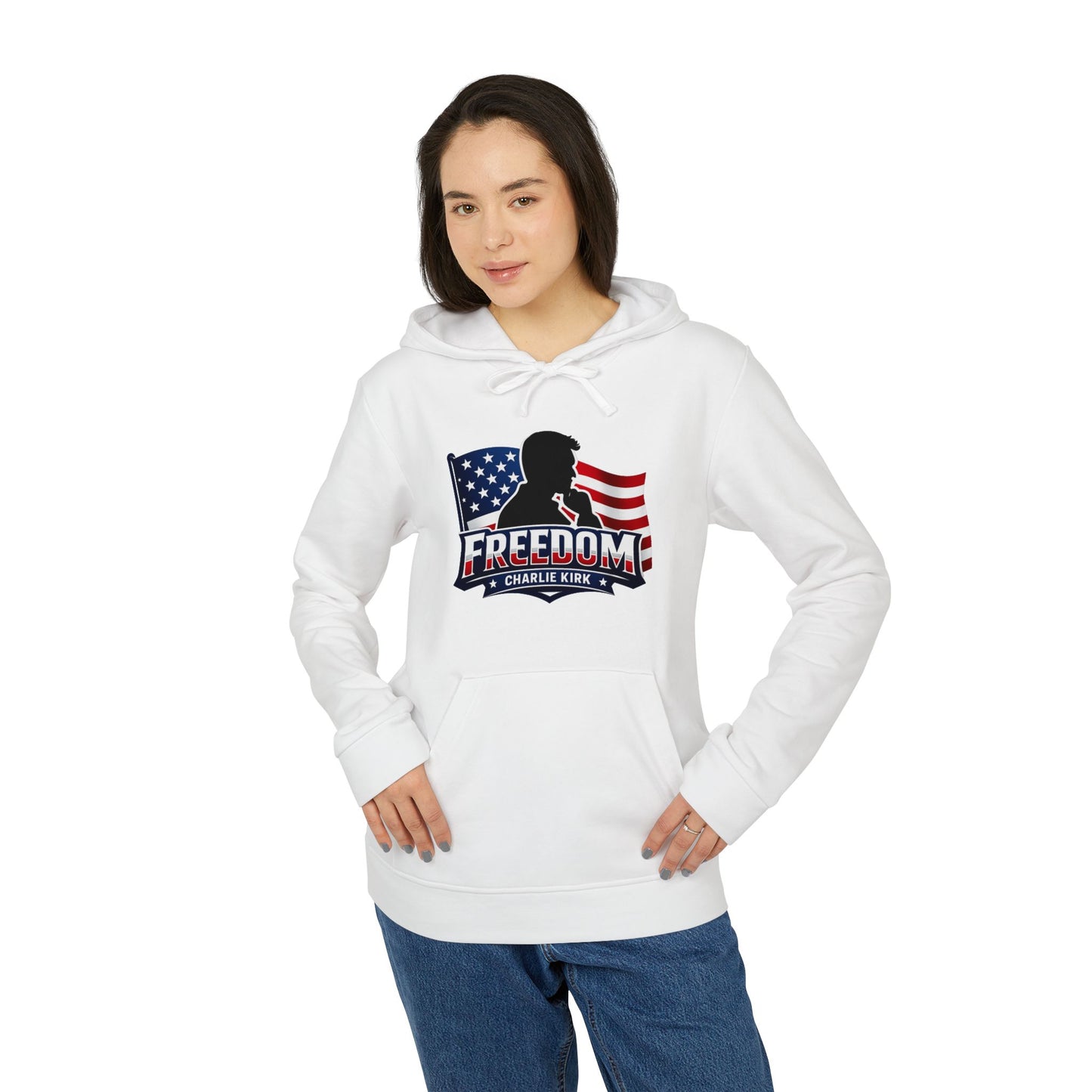 Charlie Kirk Freedom Adidas Hoodie