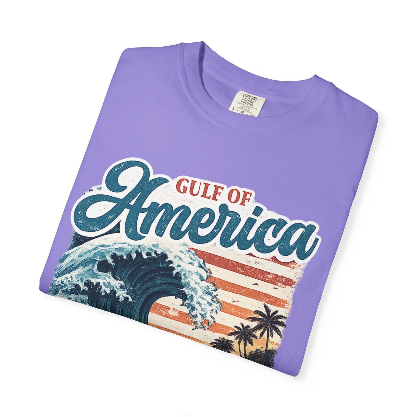 Gulf of America Est. 2025 Waves Comfort Color Brand T‑Shirt