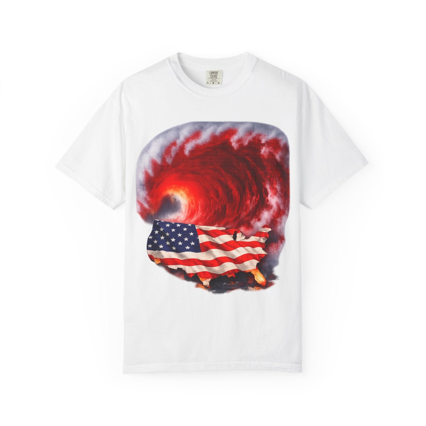 Red Wave USA Comfort Color Brand T-Shirt