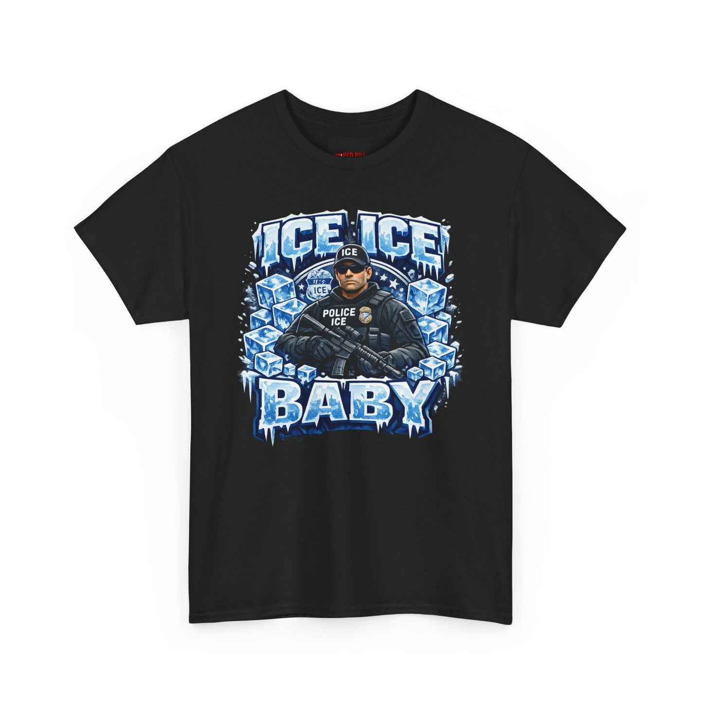 Ice Ice Baby ICE Agent Gildan Brand T-Shirt