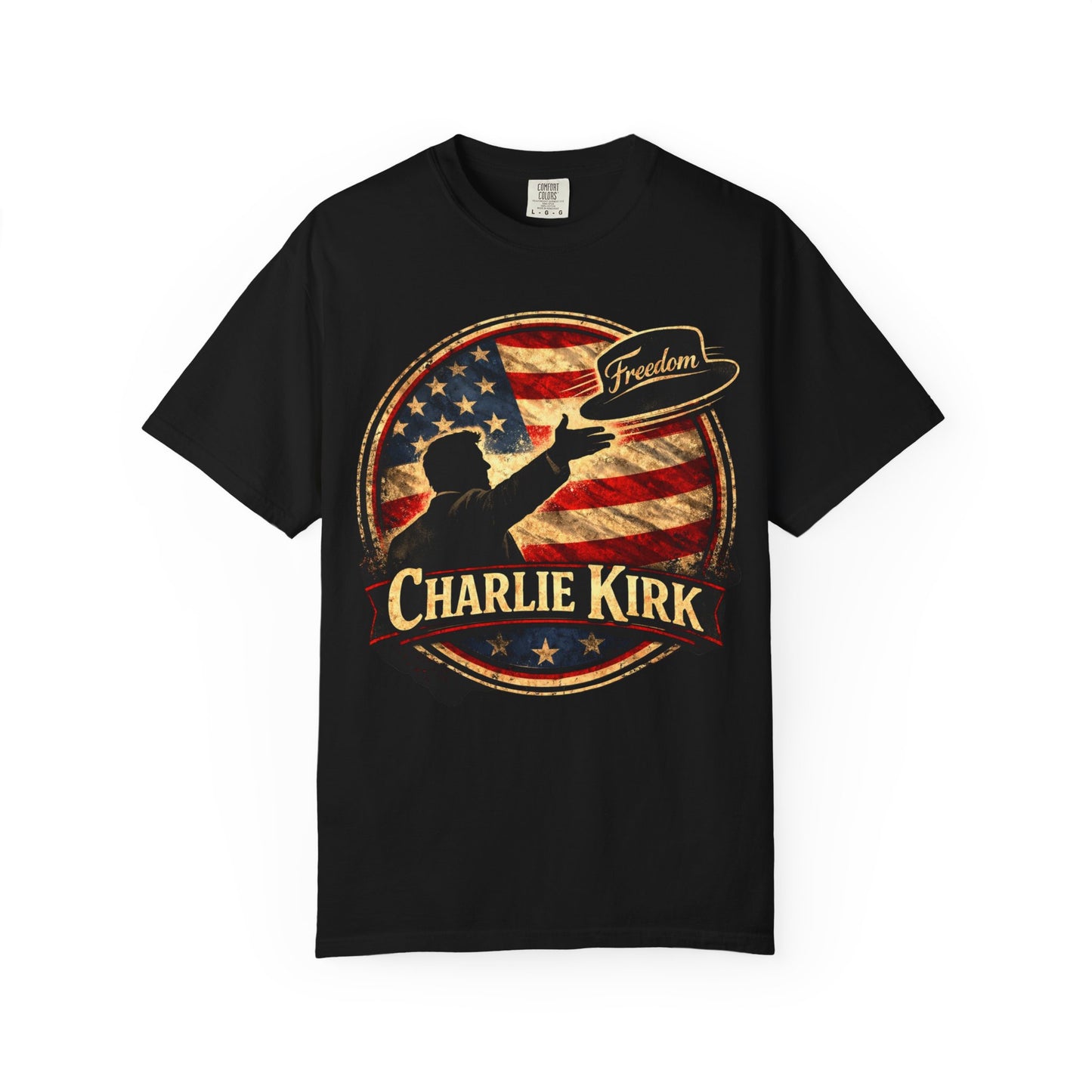 Charlie Kirk Freedom Graphic T-Shirt — Charlie Kirk Design