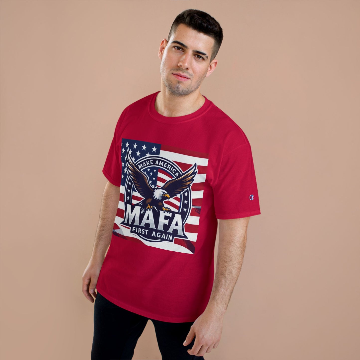 M.A.F.A "Make America First Again" Champion Brand T-Shirt