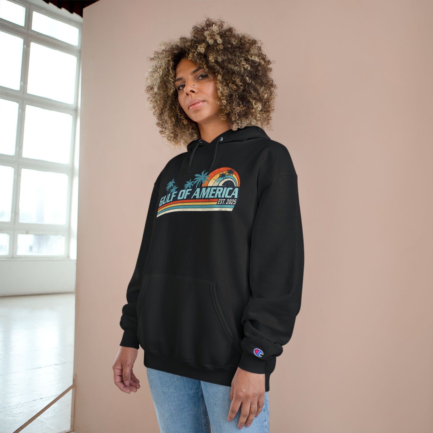 Gulf of America Vintage Champion Brand Hoodie