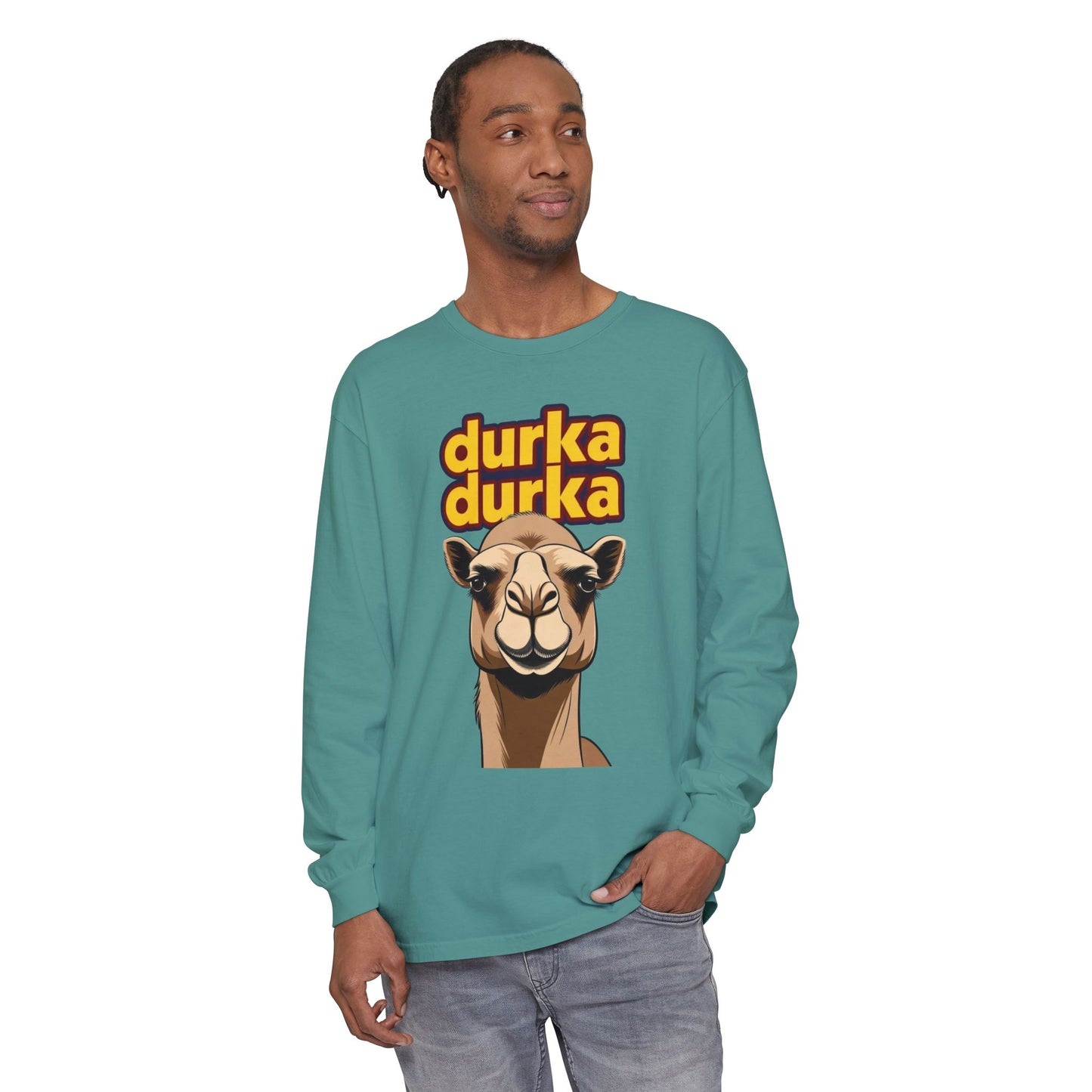 "Durka Durka" Camel Gildan Brand Long Sleeve Tee
