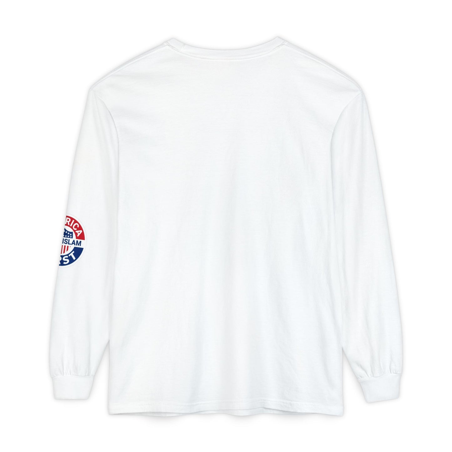 Zohran Mam-Commie Sucks/America First F*CK ISLAM Comfort Color Brand Long Sleeve T-Shirt