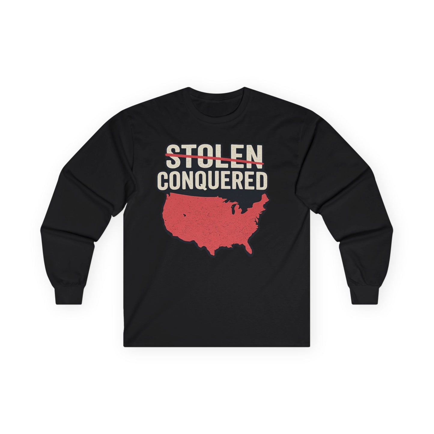Stolen Conquered USA Gildan Brand Long Sleeve Tee