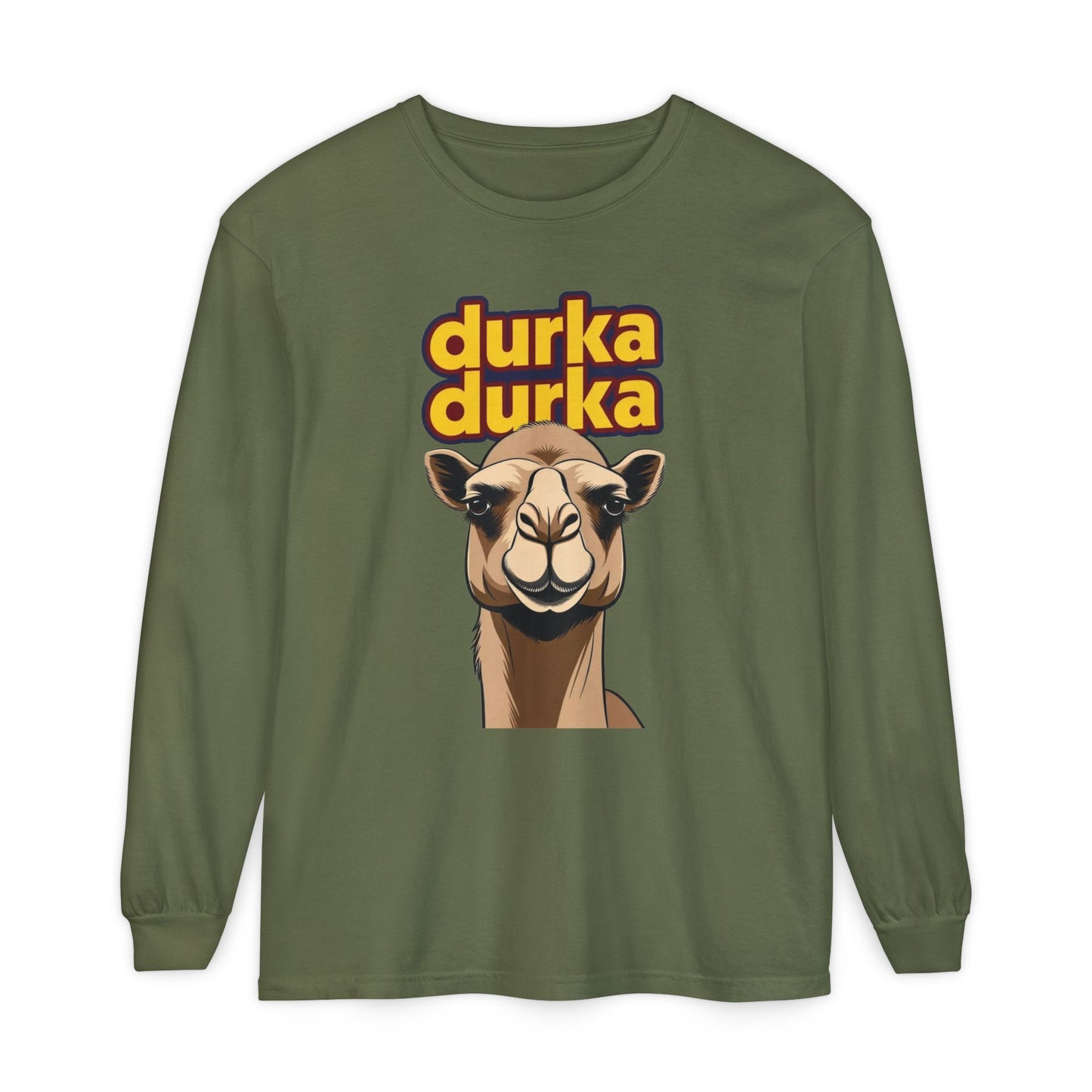 "Durka Durka" Camel Gildan Brand Long Sleeve Tee