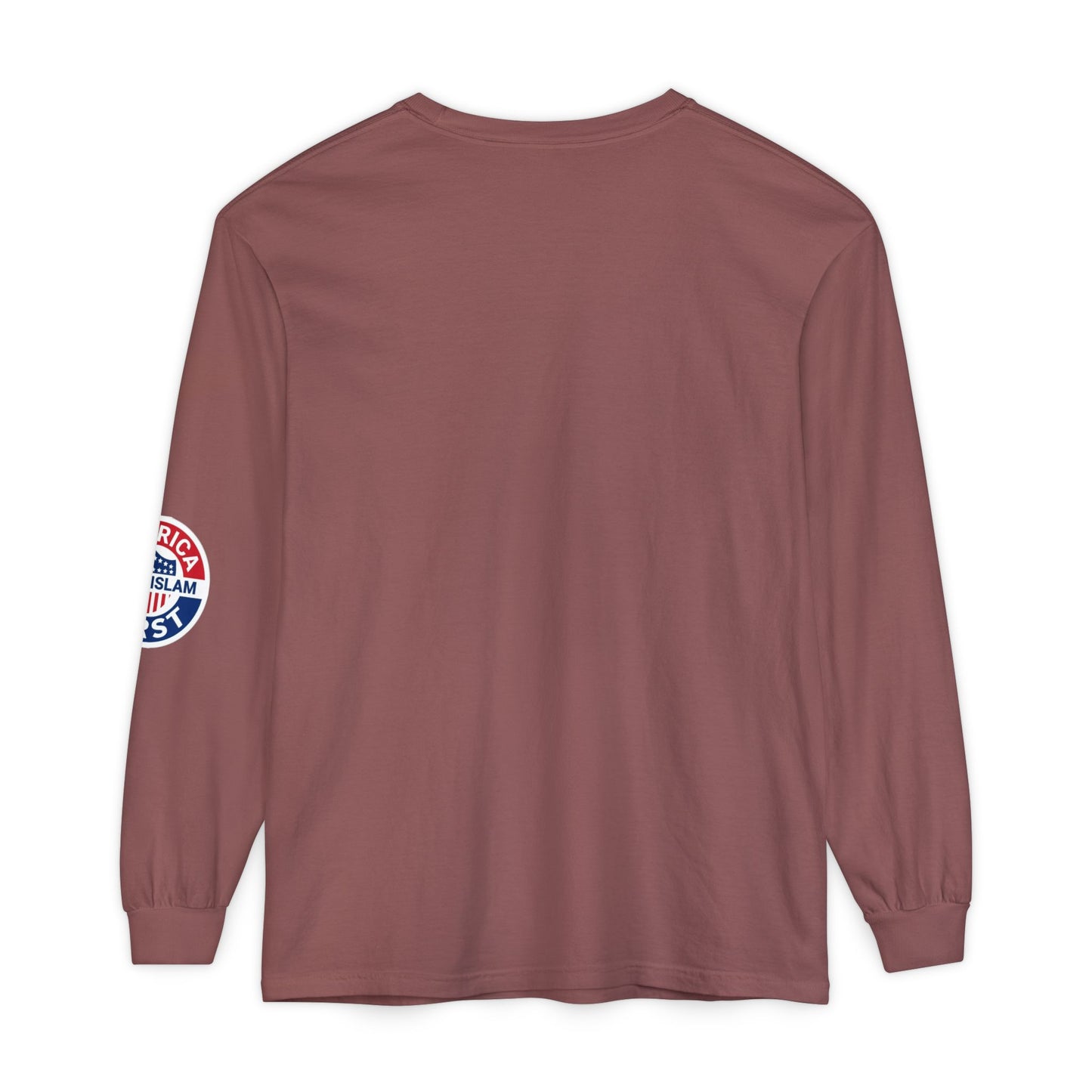 Zohran Mam-Commie Sucks/America First F*CK ISLAM Comfort Color Brand Long Sleeve T-Shirt