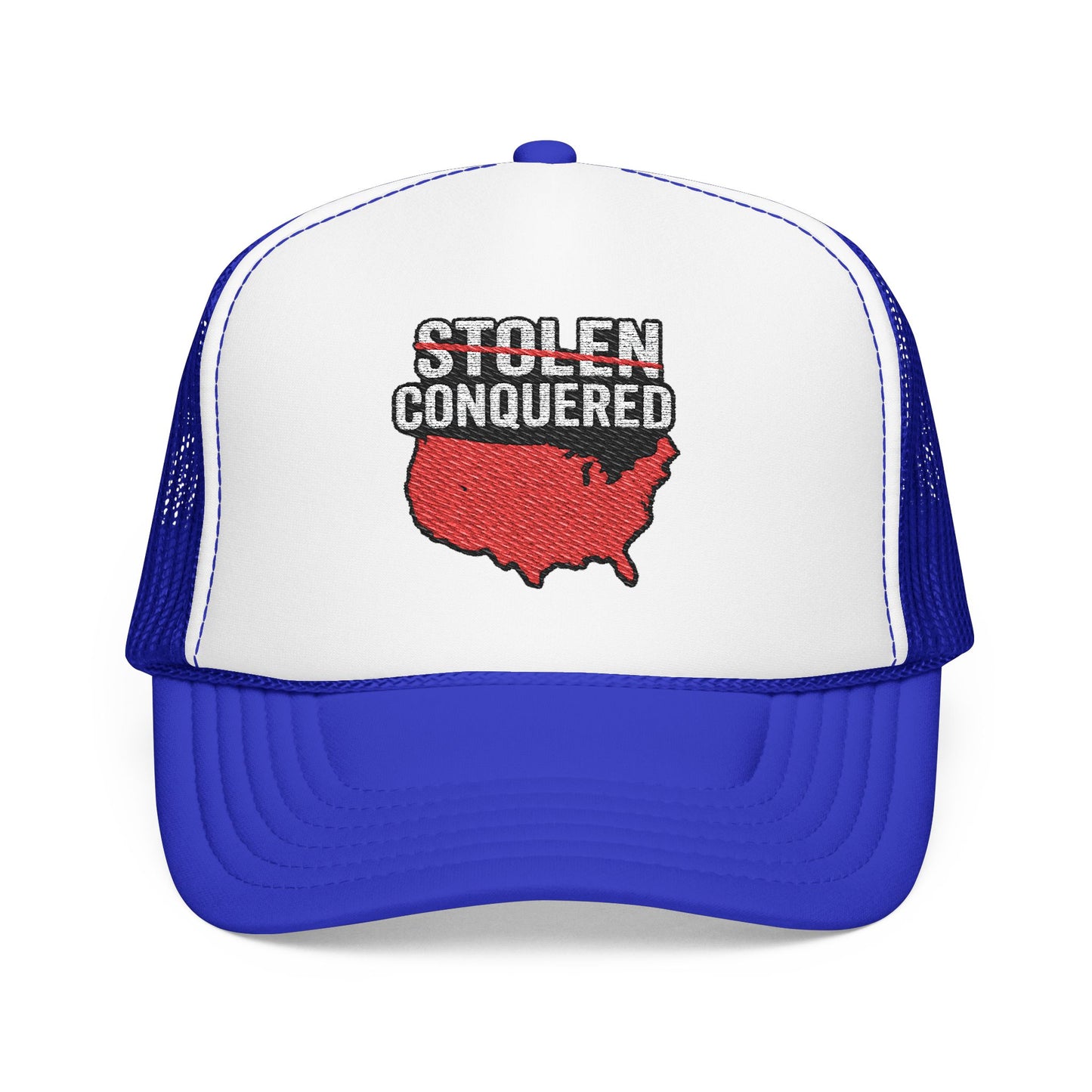 Stolen Conquered USA Embroidered Trucker Hat