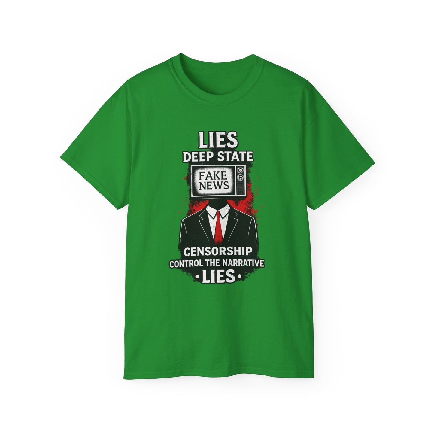 Fake News Political Statement Gildan Brand T-Shirt