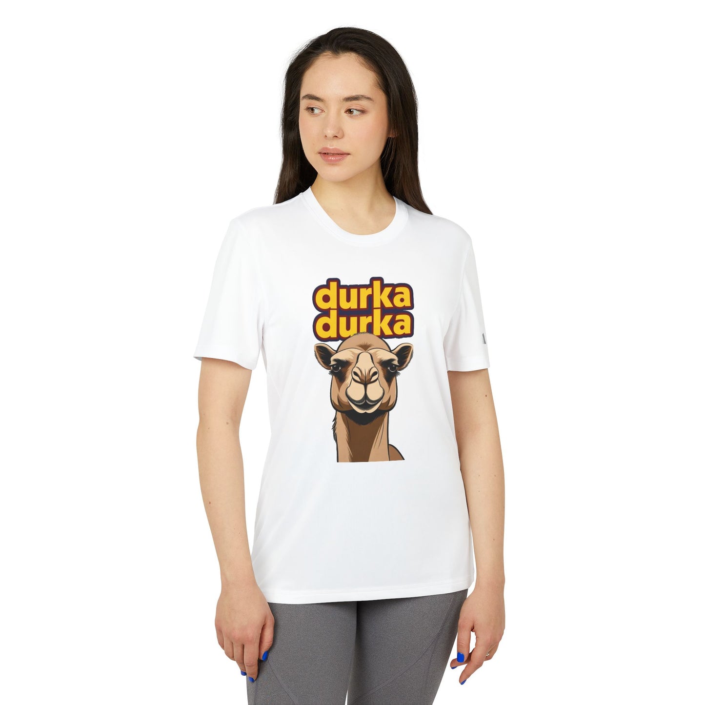 "Durka Durka" Camel Adidas Brand T-Shirt