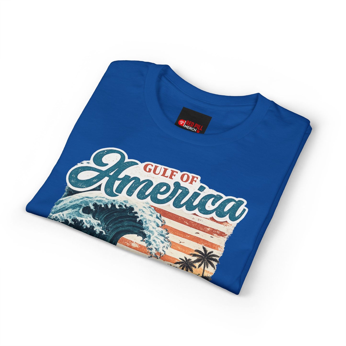 Gulf of America Est. 2025 Waves Gildan Brand T‑Shirt