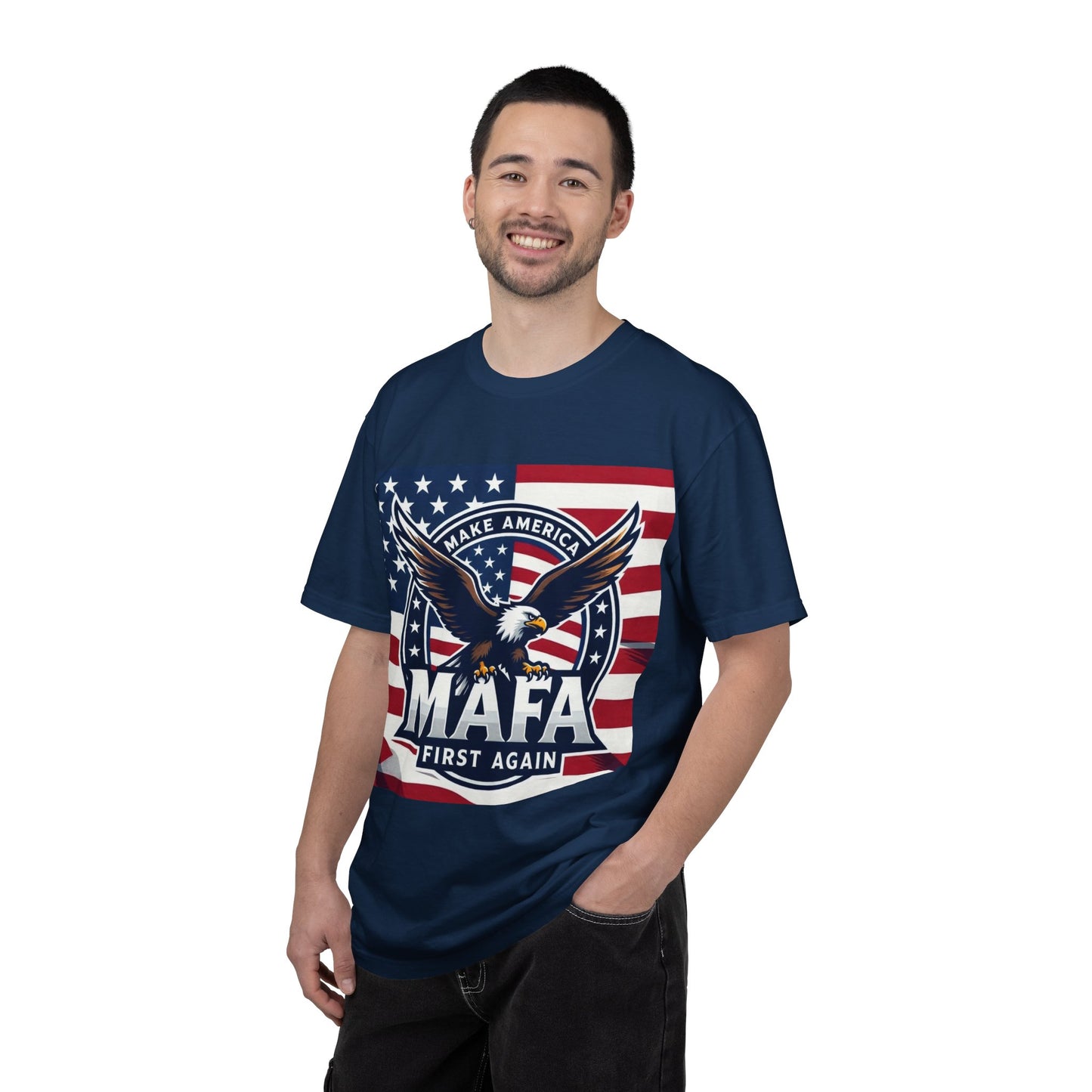 MAFA Eagle Flag T-Shirt — "Make America First Again" Patriotic Tee