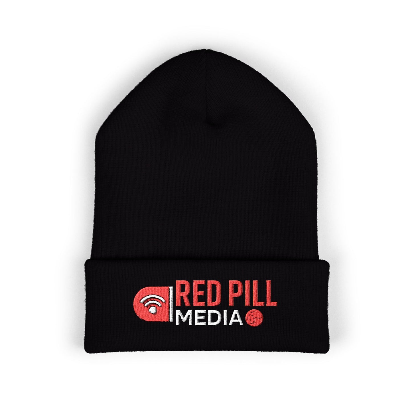 Red Pill Media Embroidered Cuffed Beanie
