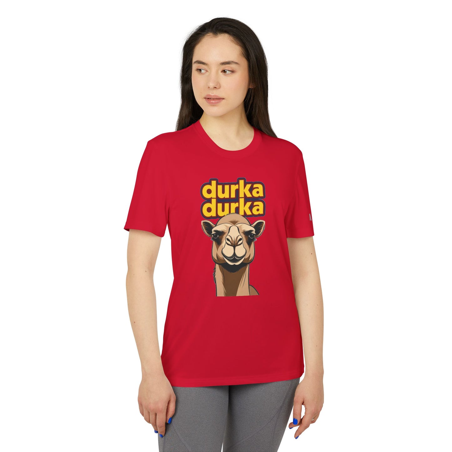 "Durka Durka" Camel Adidas Brand T-Shirt