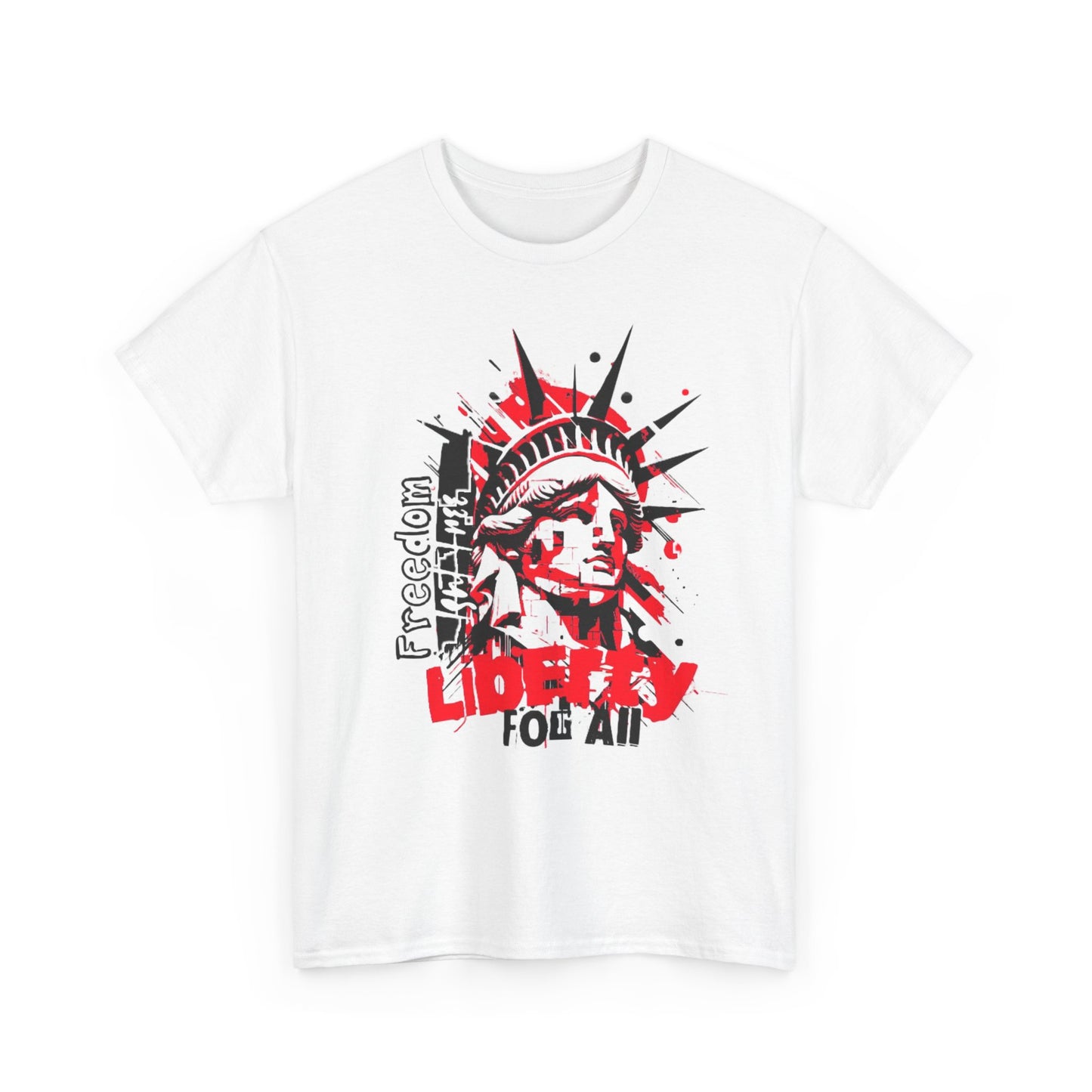 Freedom Isn't Free Liberty For All Womens T-Shirt — Freedom Isn't Free Graphic Womens Tee