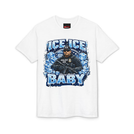 Ice Ice Baby ICE Agent Gildan 8000 Brand T-Shirt