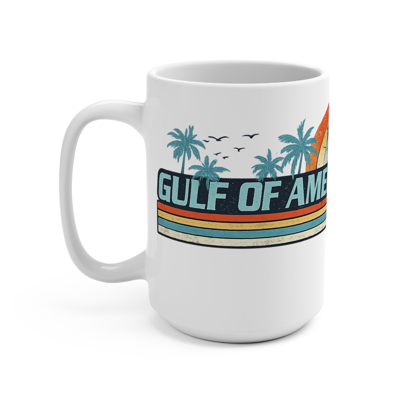 Gulf of America Vintage 15 oz Coffee Mug