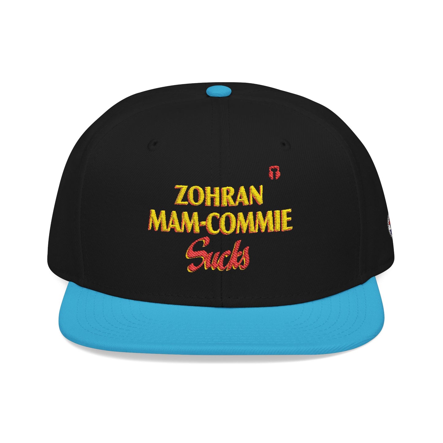 Zohran Mam-Commie Sucks Embroidered Snapback Hat