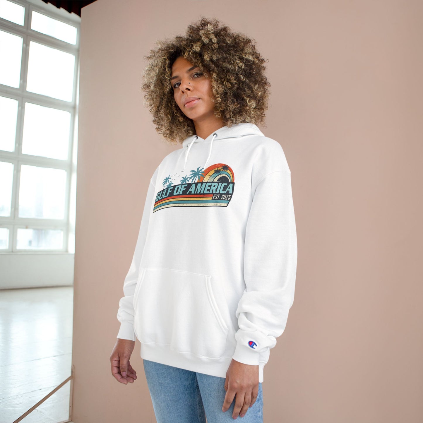 Gulf of America Vintage Champion Brand Hoodie