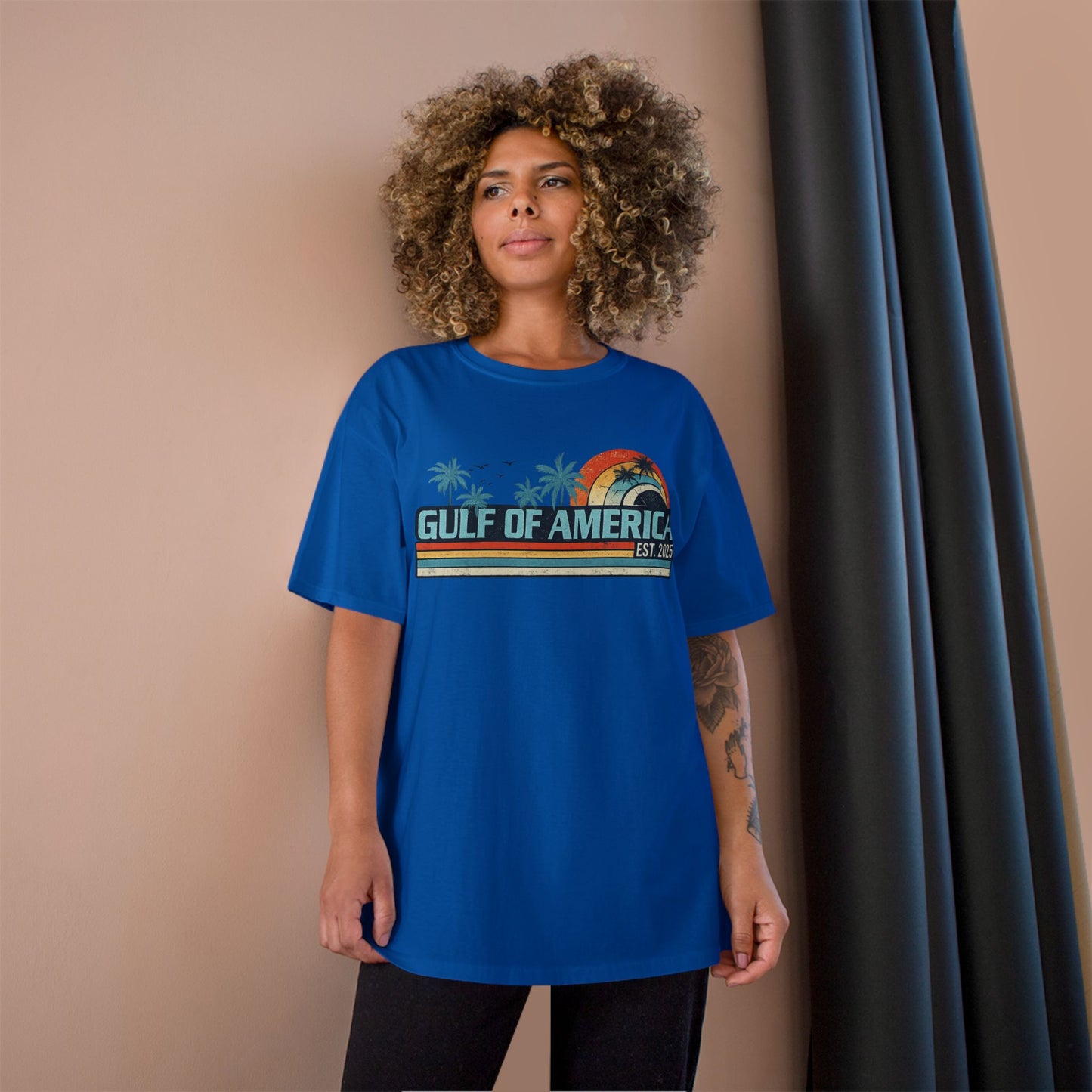 Gulf of America Vintage Champion Brand T-Shirt