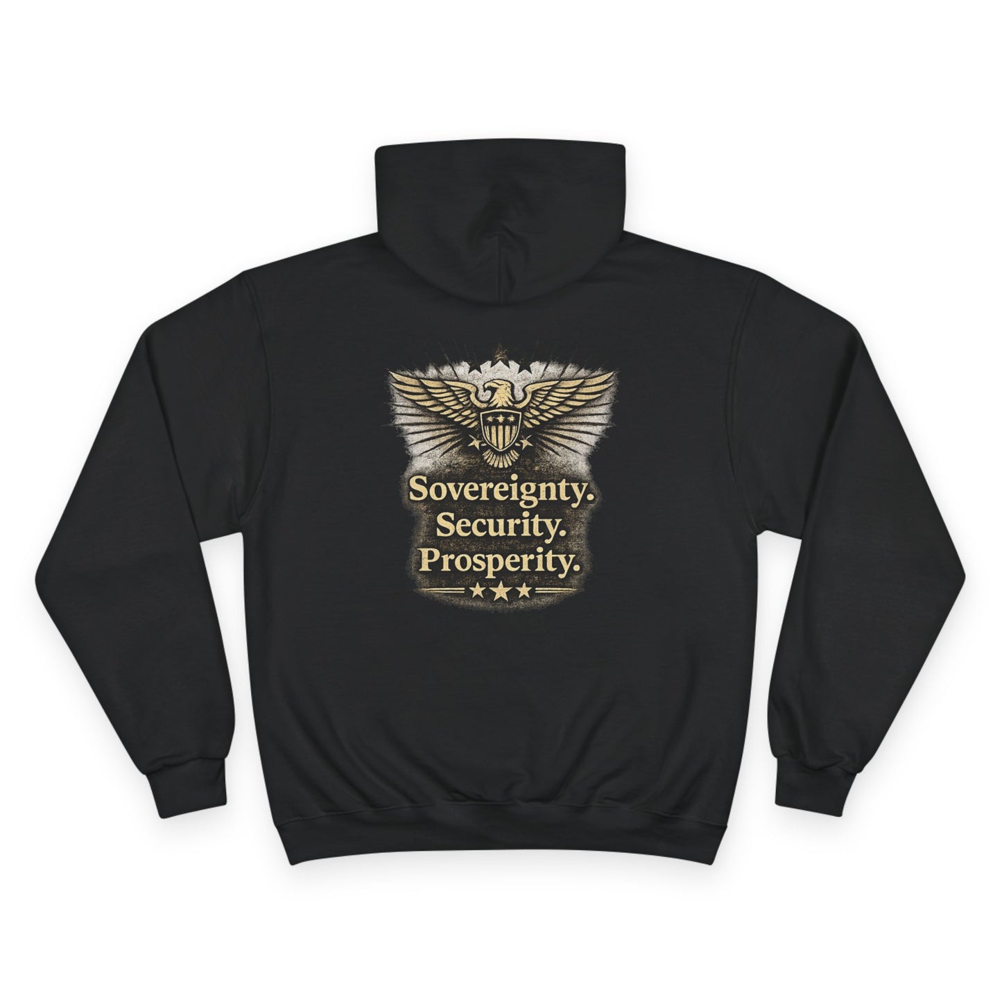 M.A.F.A. "Statue Of Liberty" "Sovereignty Security Prosperity " Champion Brand Hoodie
