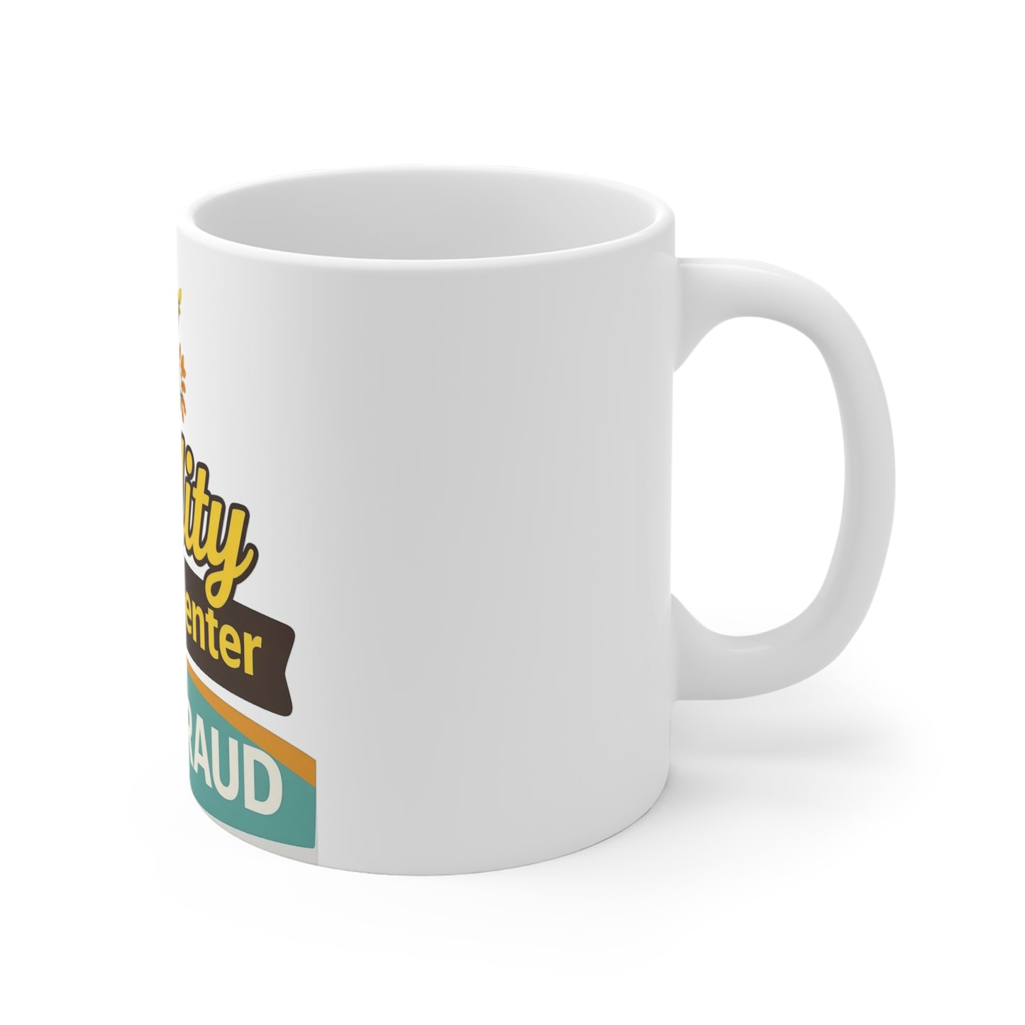 "Quality Learing Center" 1-800-FRAUD Coffee Mug