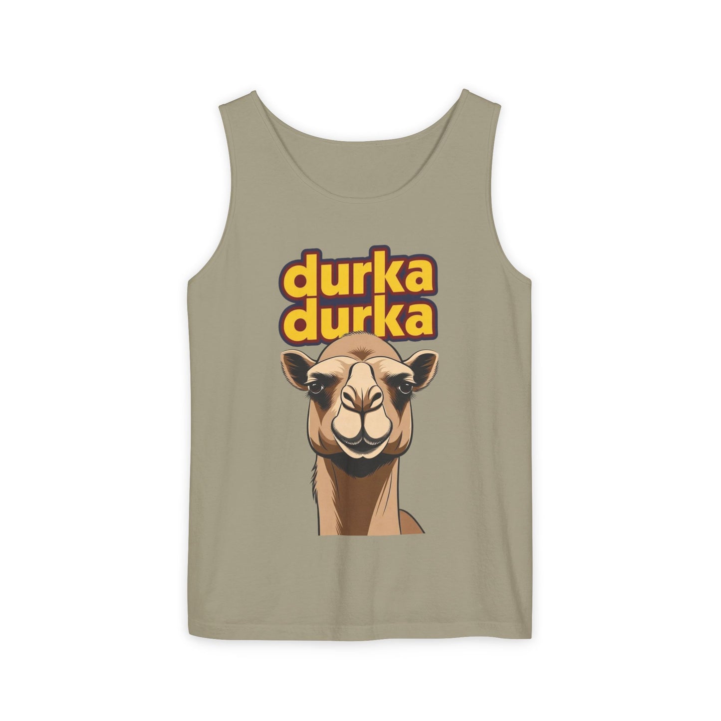 "Durka Durka" Camel Gildan Brand Tank Top