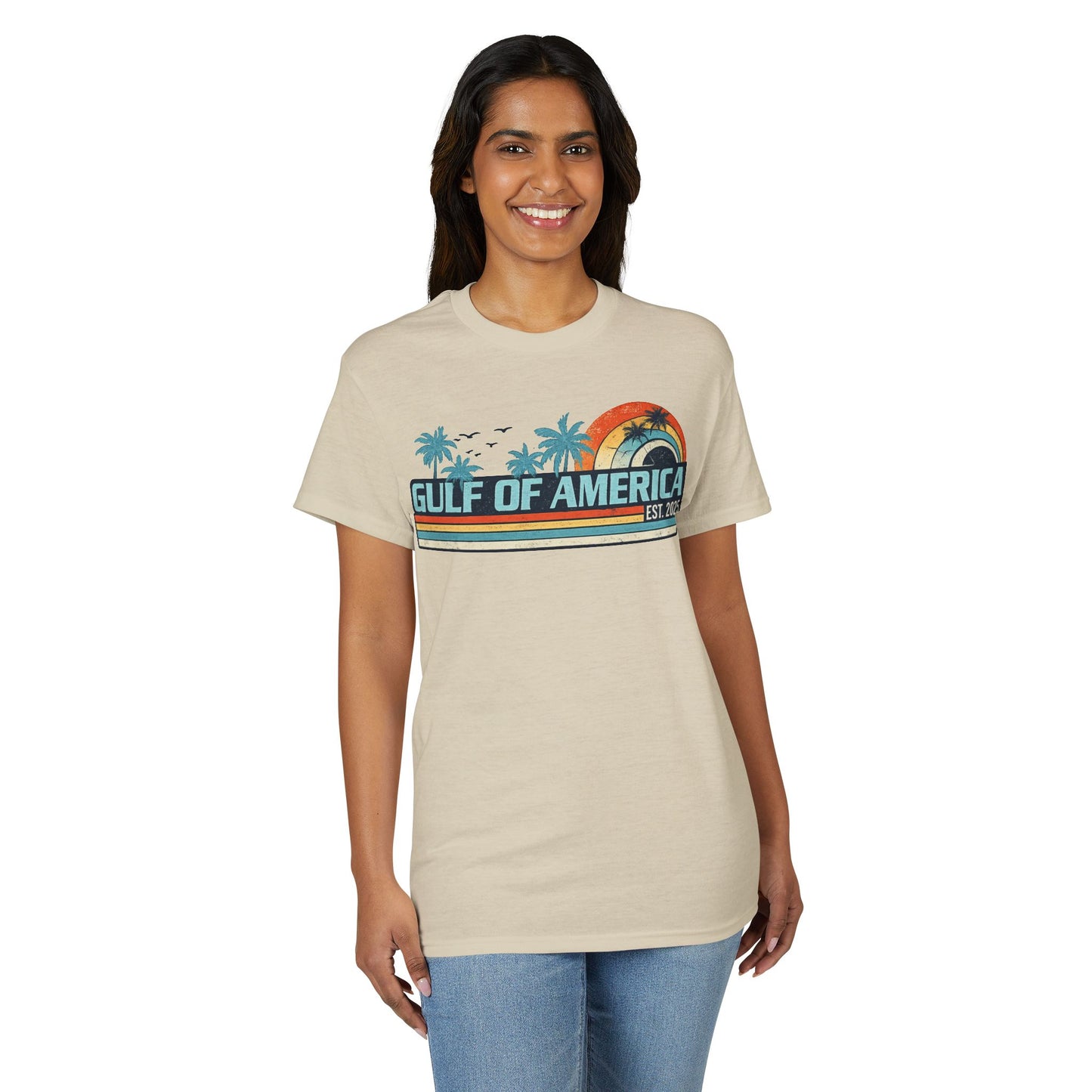 Gulf of America Vintage Gildan Brand T-Shirt