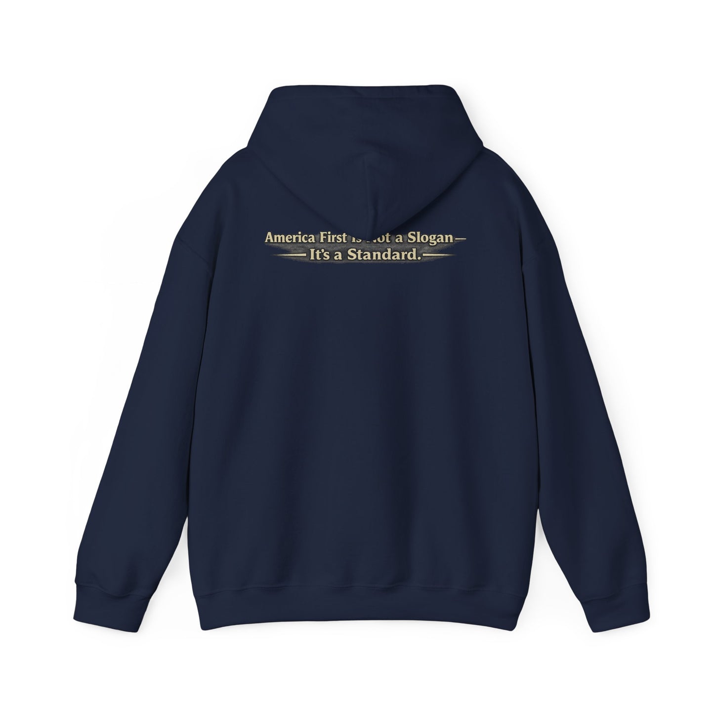 "Make America First Again" America First Is Not A Slogan - It's A Standard Comfort Color Brand Hoodie
