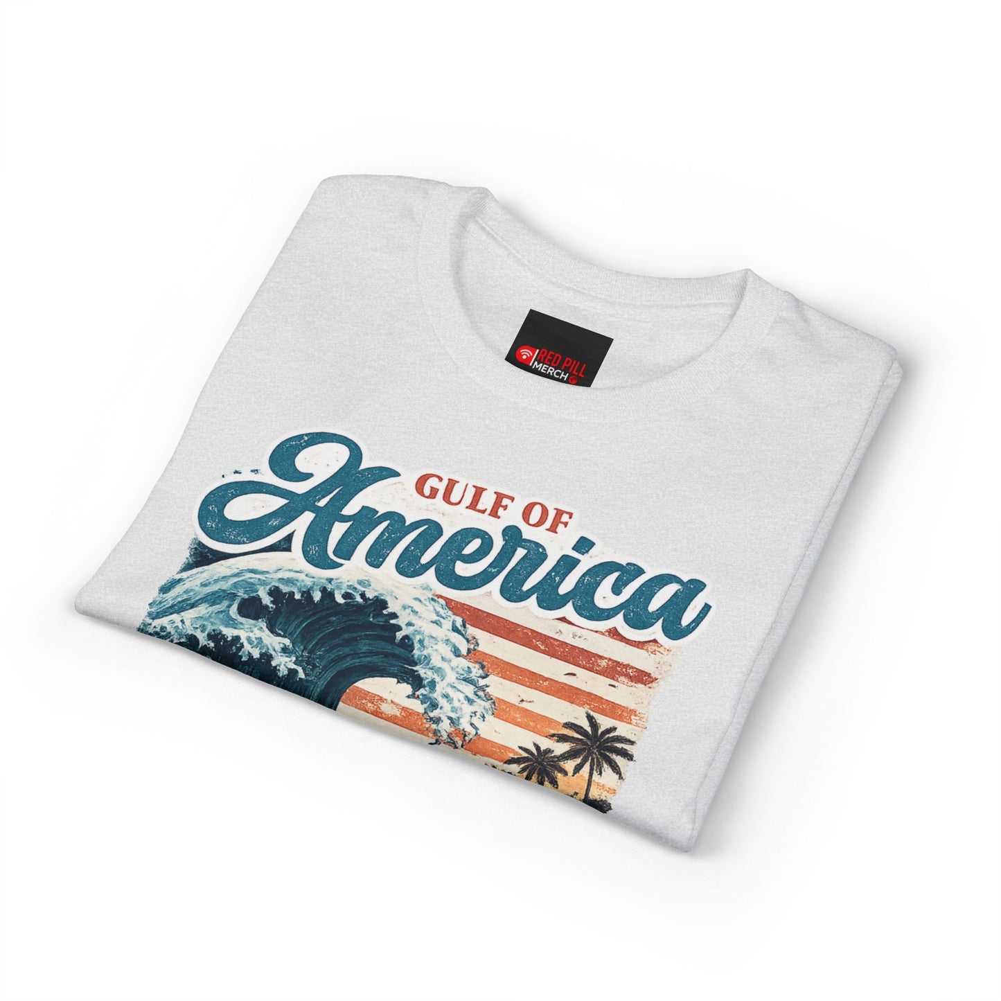 Gulf of America Est. 2025 Waves Gildan Brand T‑Shirt