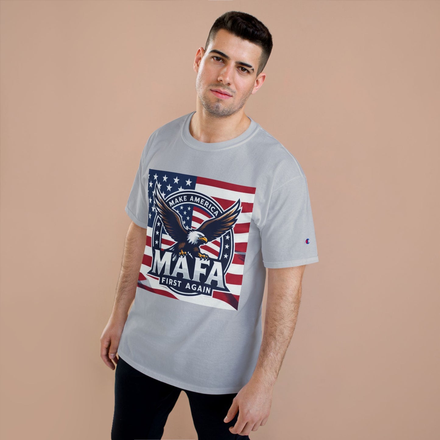 M.A.F.A "Make America First Again" Champion Brand T-Shirt