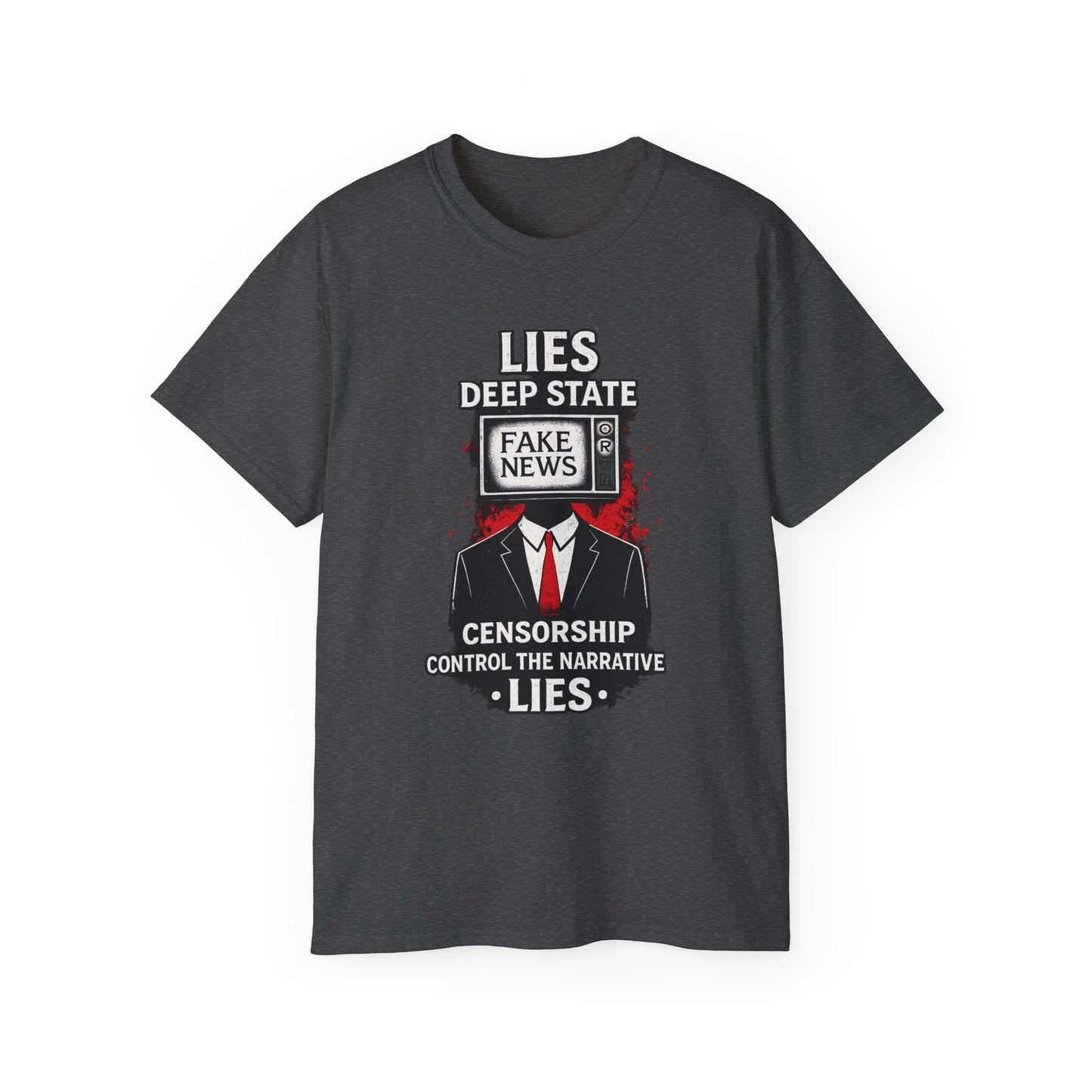 Fake News Political Statement Gildan Brand T-Shirt