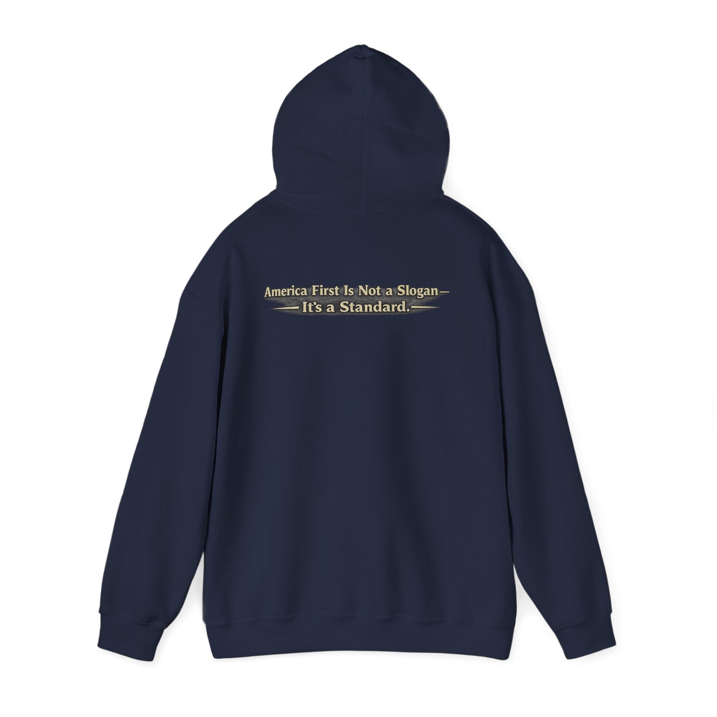 "Make America First Again" America First Is Not A Slogan - It's A Standard Comfort Color Brand Hoodie
